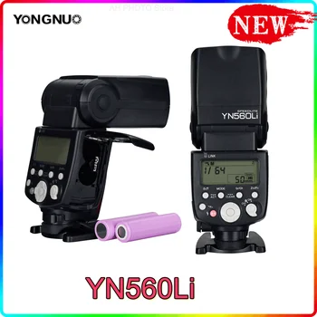 Yongnuo YN560Li Lityum Pil Speedlite GN58 2.4 G Kablosuz Master Slave kamera flaşı Evrensel Canon Nikon Pentax Olympus için 0