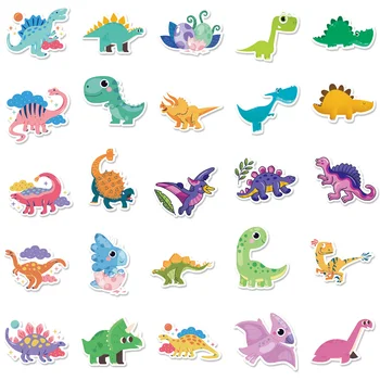 10/30/50 ADET Karikatür Komik Büyük Gözlü Dinozor Çıkartmalar Estetik Kawaii DIY Çocuk Oyuncakları Kaykay Dizüstü Çıkartmaları Graffiti Sticker 0