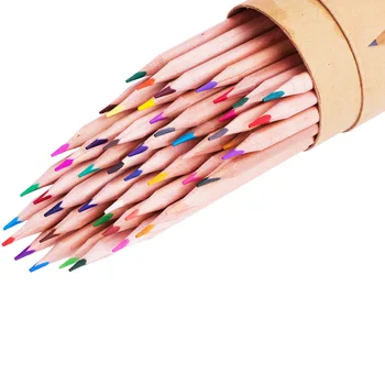 Boyama malzemeleri renkli kurşun kalem Üçgen Kutup 12 18 24 48 Renk Günlük Boyama Çocuk Öğrenci Boyama Fırçası noel kalemler