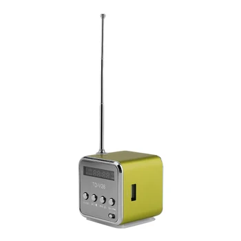 Taşınabilir Mini Dijital Taşınabilir Radyo MP3 / 4 FM Radyo İnternet Fm Radyo hoparlör USB SD Kart Çalar Cep Telefonu Pc İçin Müzik Çalar