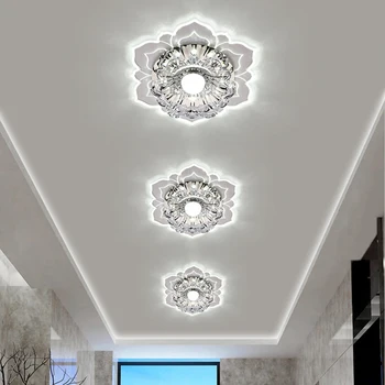 Modern kristal LED avize tavan avizeler ışıkları oturma odası yatak odası mutfak koridor iç mekan aydınlatması fikstür ışık