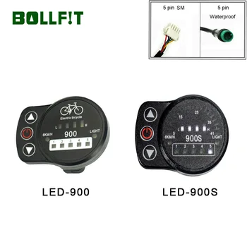 BOLLFIT 36V 48V KT LED 900 900S Ekran Su Geçirmez Elektrikli Bisiklet Akıllı Kontrol Paneli elektrikli bisiklet dönüşüm Kiti