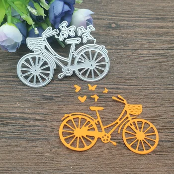 AOKEDIY Metal Çelik Bisiklet Kabartma Cut Kalıplar Şablonlar DIY Scrapbooking Dekoratif Kesme Makinası