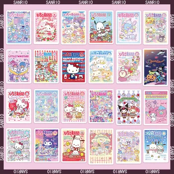 Hello Kitty Kuromi Sanrio Sticker Graffiti Kırtasiye Goo Kart Dıy Bagaj Kahve Fincanı El Hesabı Etiket Toplu Hediye 3