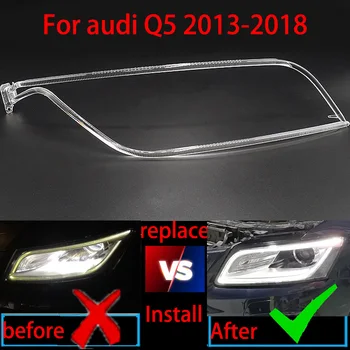 Audi için Q5 2013-2018 DRL far ışık kılavuzu plakası gündüz çalışan tüp lamba araba gündüz çalışan ışık çubuğu 0