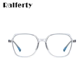 Ralferty dekoratif parlama Önleyici kadın gözlük şeffaf Büyük kare çerçeve mavi ışık bilgisayar gözlükleri kadın güvenlik gözlükleri 4