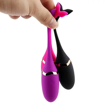 USB Kegel Egzersiz 10cm Kablosuz Balık Atlama Yumurta Vibratör Uzaktan Kumanda Vücut Masajı Kadınlar için Yetişkin Seks Oyuncak Ürün Aşk oyunları 2