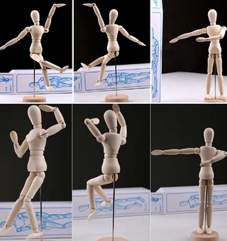 Rakamlar Ev Dekor Sanatçı Modelleri Eklemli Bebek Çizim Kroki Manken Modeli Hareketli Bacaklarda Ahşap El Vücut Beraberlik Eylem Oyuncaklar