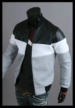 Yeni erkek İlkbahar ve Sonbahar Sıcak Satış erkek Ceketleri Rahat Moda Dikiş Tasarım Ceketler