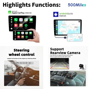 2 Din Carplay Android Radyo Skoda Superb için 2 B6 2008-9 İnç Ekran Araba Stereo Navigasyon Multimedya Oynatıcı Kafa Ünitesi GPS