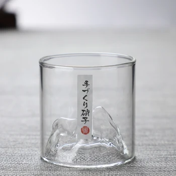 3D Dağ Japonya viski bardağı Buzul Eski Moda Viski Kaya Gözlük Viski cam Votka Kupası şarap kadehi