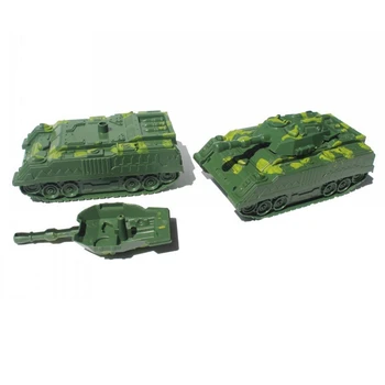 Yeşil Asker Tankı Çocuk Çocuk Oyuncakları Askeri Silah Ordu Tuğla Oyuncak 12cm Tankı Modeli Tekerleksiz Simülasyon Araba Erkek Hediyeler