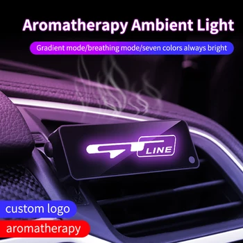 Araba Hava Çıkış Aromaterapi Spreyi Renk Degrade atmosfer ışığı Kia GT hattı ELANTRA Sportage Stinger KX5 K3 K4 K5