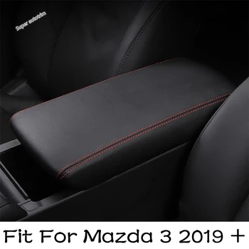 Merkezi Kol Dayama Kutusu Koruyucu Kapak Deri Ped Dekoratif Modifikasyon Aksesuarları Mazda 3 2019 - 2022 İçin Fit İç 5