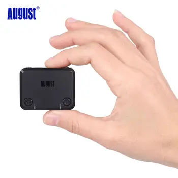 Çift Kulaklık TV için Kablosuz Ağustos MR270 APTX DÜŞÜK GECİKME Optik Ses Bluetooth Verici Ses Bağdaştırıcı Hoparlörler