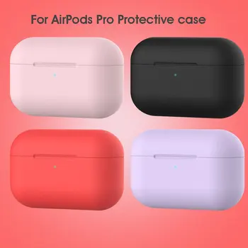 Güzel Kulaklık Durumda Renkli Silikon TPU Kablosuz kulaklık kutusu Airpods İçin Pro Koruyucu Kapak Cilt Aksesuar Airpods İçin 3
