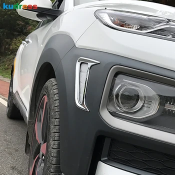 Hyundai Kona Encino Kauai SUV 2017 2018 2019 2020 Krom Araba Ön Yan dönüş lambası Lamba Kapağı Trim Kalıp Aksesuarları