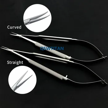 Diş Castroviejo İğne Tutucular 12.5 cm-18cm Paslanmaz çelik cerrahi alet Diş Hekimi İçin
