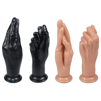Fisting yapay penis anal plug vantuz buttplug büyük el dolması butt plug büyük penis yumruk masturbators seks oyuncakları erkekler kadınlar için 0