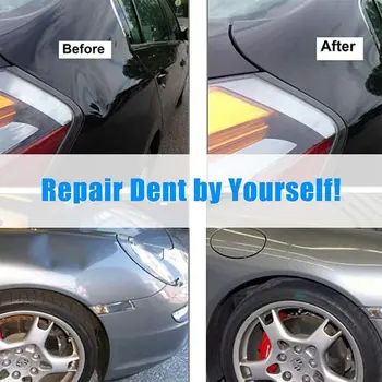 6 Adet Sıcak Mavi Yapıştırıcı Tutkal Sekmeler Aracı Kiti Araba Dent Onarım Aracı Oto Dent Onarım Aracı Uzun Dent Onarım Araçları