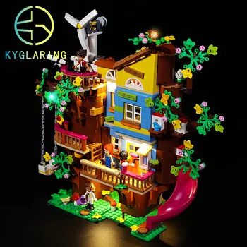 Kyglaring Led Aydınlatma Seti çocuk Hediye DIY Oyuncaklar Arkadaşlar için 41703 Dostluk Ağaç ev (sadece ışık dahil) 3