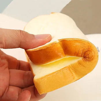 Yapay Gıda Yumuşacık Ekmek Simülasyon Modeli Dilim Yumuşak Ekmek Sahte Kek Ekmek Fotoğraf sahne Dekor Dilim Yumuşak Ekmek Kek