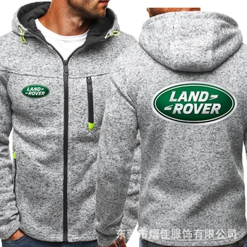 2022 moda kış sonbahar motosiklet erkek land rover hoodies pamuk rahat zip erkek hoodies hood ile