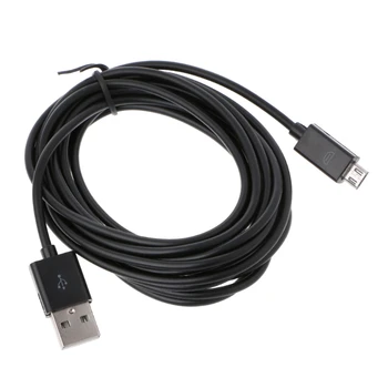 PS4 Denetleyicileri için Uzun 3 Metre Mikro USB Şarj Şarj Güç Kablosu 5