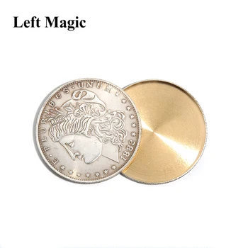 1 Adet Genişletilmiş Kabuk (Süper Morgan Dolar Versiyonu) sihirli hileler Görünen / Kaybolan Sihirli Yakın Çekim Sikke Aksesuarları