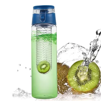 800 ML Taşınabilir meyve Beslerken Demlik Su şişesi Spor Limon suyu şişesi Flip Kapak için mutfak masa Kamp seyahat açık