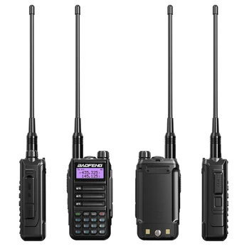 Baofeng UV 16 artı 10 w Yüksek Güç Walkie Talkie Yağmur Geçirmez CB Ham Radyo Dual Band VHF ve UHF Uzun Menzilli FM Verici 2 Yönlü Radyo