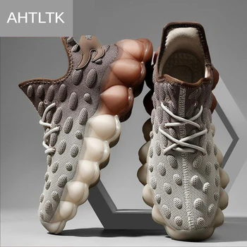 Yeni Teknoloji erkek ayakkabısı Sneakers Kaymaz Spor Adam Eğitmen Yarış Kapalı Mavi Beyaz erkek Rahat Tenis Yumuşak Yürüyüş ayakkabı 0
