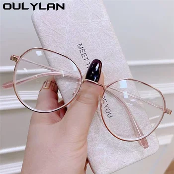 Oulylan-1.0-1.5-2.0 İla-4.5 Bitmiş Miyopi Gözlük Kadın Reçete Eksi Sightglasses Erkekler Bilgisayar Oyun Gözlükleri 3