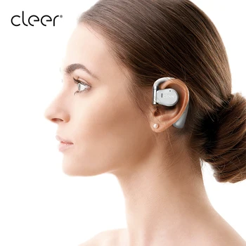 Açık Kulak TWS Gerçek kablosuz bluetooth Esnek Rahat Güvenli Fit mikrofonlu tekli kulaklıklar Taşınabilir spor Kulaklık 1