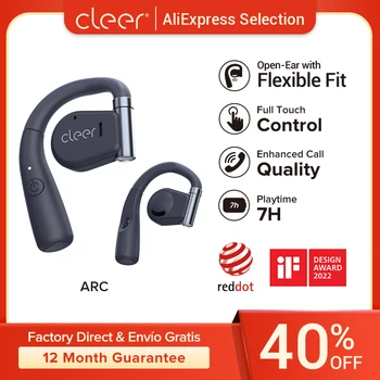 Açık Kulak TWS Gerçek kablosuz bluetooth Esnek Rahat Güvenli Fit mikrofonlu tekli kulaklıklar Taşınabilir spor Kulaklık 2