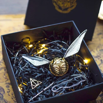 Altın Snitch Yüzük Kutusu Uçan Hırsız saklama kutusu Kanatları Lüks Mücevher Kutusu Depolama Düğün Önerisi Yaratıcı doğum günü hediyesi Kutuları