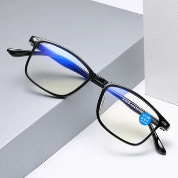 Mavi ışık engelleme okuma gözlüğü erkek ve kadın gözlük diyoptri +1.0 1.5 2.0 2.5 3.0 3.5 4.0 Şeffaf Gözlük