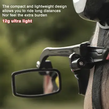 Bisiklet Bisiklet Bisiklet Sürme Gözlük Dikiz Aynası 360 Kask Dikiz Ayarı Dikiz Gözlük Dağı H6t3 0