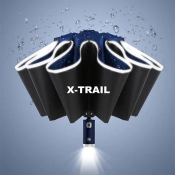 Araba şemsiyesi Yansıtıcı Şerit led ışık Ters Şemsiye Nissan Xtrail X Trail T30 T31 T32 2021 2020 2019 2018 2017