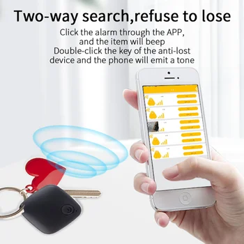 Mini Takip Cihazı Izleme Bluetooth Anti Kayıp alarmlı gps takip cihazı anahtar çantası Pet Çocuk Bulucu evcil hayvan takip cihazı Konumu akıllı takip cihazı