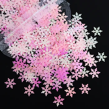 Kış Reçine Dolum Kar Tanesi Epoksi Reçine Sequins Noel silikon kalıp Dolgu Pigmentler Nail Art Glitter Pul El Yapımı DIY