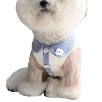Sonbahar Kış Karikatür Dip Gömlek Köpek Giysileri Sevimli ve Rahat Kedi Giysileri Evcil Hayvan Giyim Evcil Hayvan Aksesuarları Köpek Aksesuarları