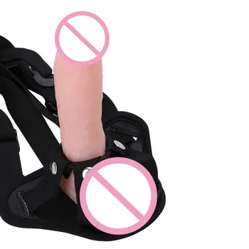 Kadınlar İçin seks oyuncakları Lezbiyen Eşcinseller Giyilebilir yapay penis üzerinde kayış Demeti Ayarlanabilir Kemer Kayışı Pantolon Masajı Erotik 2