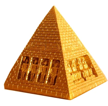 Sıcak Satış Mısır Piramitleri Yaratıcı Reçine El Sanatları Turizm Hatıra Hediyeler Koleksiyonu Ev Decortion