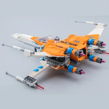 Disney Yıldız Fighter Uzay Savaşları X kanatlı Uçak Poe Dameron X kanatlı Avcı Yapı Taşları Tuğla Oyuncaklar Çocuk Hediye Noel