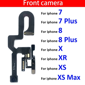 10 Adet / grup, ön kamera kablosu kablosu ile ışık yakınlık sensörü şerit kablo bağlantı kablosu iPhone 7 8 artı X XR XS Max
