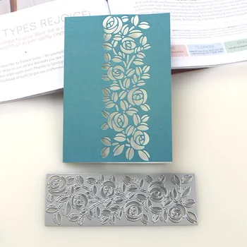 DUOFEN METAL KESME ÖLÜR gül çiçek stencil DIY koleksiyon defteri kağıdı Albümü 2019 yeni 1