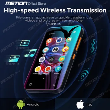 WİFİ Bluetooth MP4 MP3 çalar 4.0 inç tam dokunmatik ekran öğrenci spor HIFI müzik Walkman dahili 8 GB bellek ağ olabilir 2