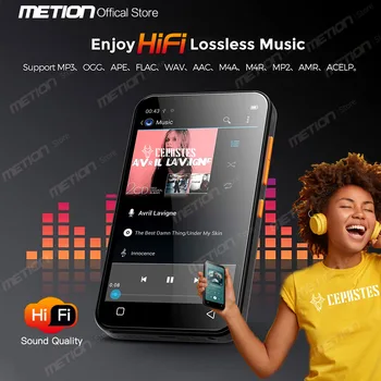 WİFİ Bluetooth MP4 MP3 çalar 4.0 inç tam dokunmatik ekran öğrenci spor HIFI müzik Walkman dahili 8 GB bellek ağ olabilir 4