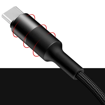 USAMS 25 adet mikro USB C şarj kablosu İphone X XR XS 8 7 6 şarj kablosu İçin Huawei Xiaomi Samsung USB kablosu Veri Kablosu Seti
